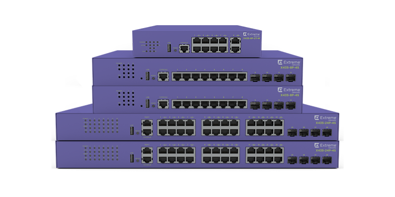 Extreme Networks 8-Port POE+ Gigabit Switch w 4xSFP (16804)