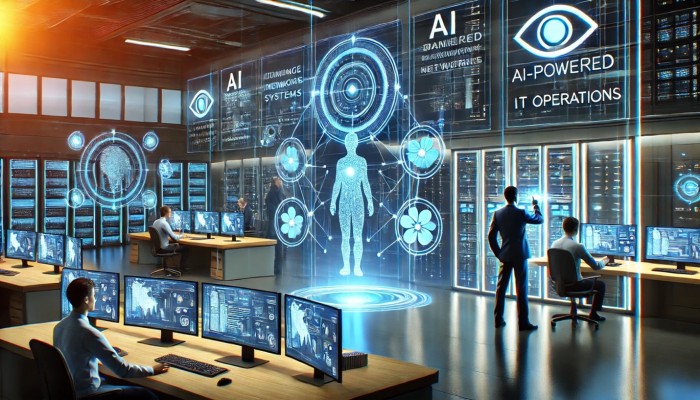 Futuristic IT job utilizing AI technology