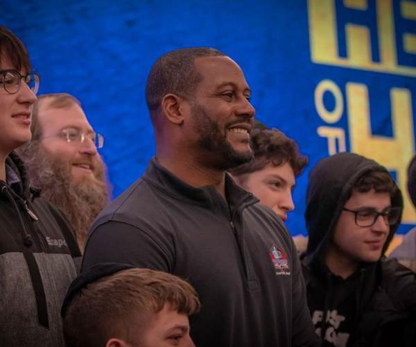 Ty Law at Pro Football Hall of Fame Heart of a Hall of Famer Event Powered by Extreme Networks