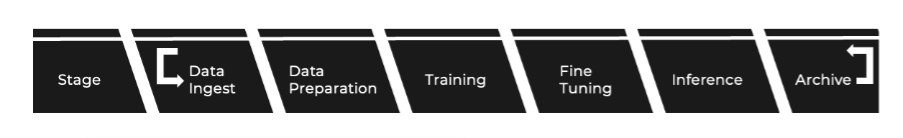 A black and white logo