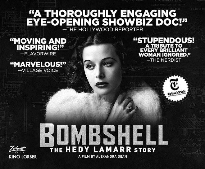 Hedy Lamarr Bombshell Movie Poster